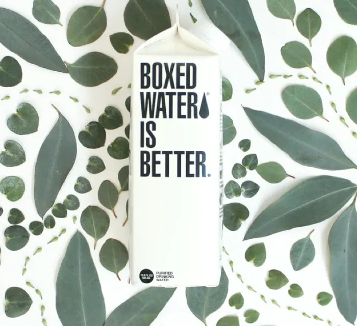 Boxed water preview